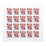 Panes U.S. Flags 2022 Forever Stamps