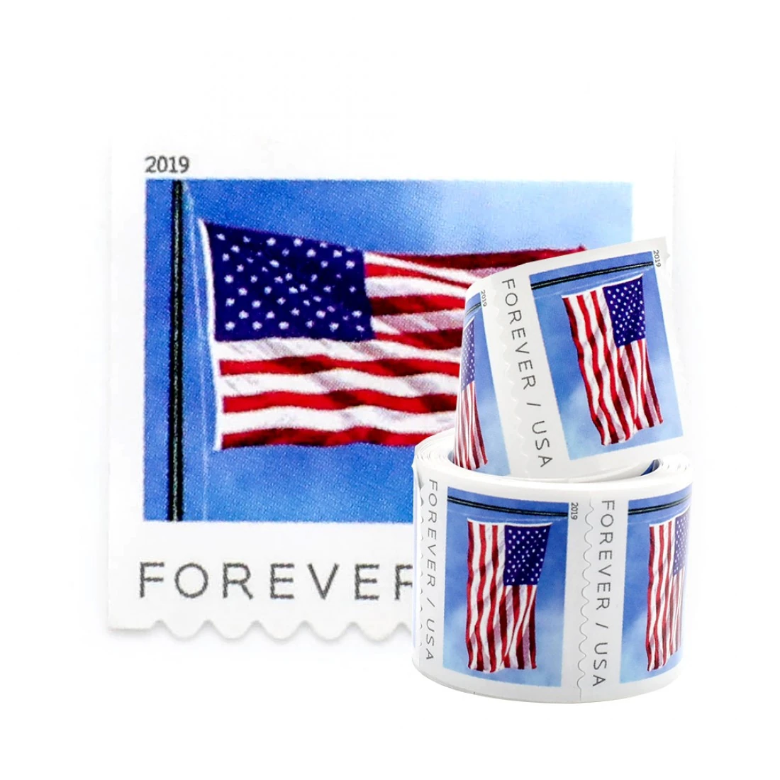 product_image_1765808237 2019 U.S. Flag Forever Stamps Coil